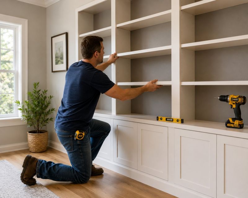 Bookcase Installation in Charlotte, NC