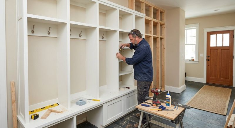 Built In Tv Cabinetry in Fairfax, VA
